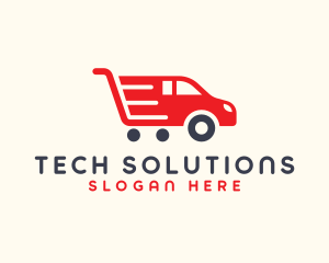 Commerce - Automobile Shopping Cart logo design