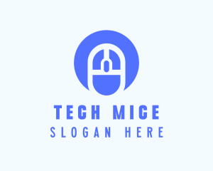 Tech Mouse Gadget logo design