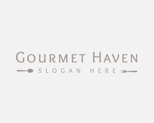 Minimalist Classy Restaurant logo design