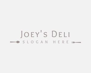 Minimalist Classy Restaurant logo design