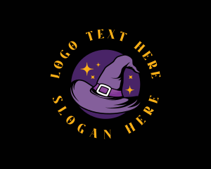 Magic Witch Hat logo design