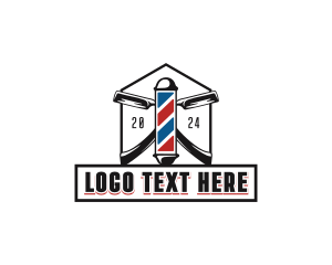 Hairstylist - Barber Razor Grooming logo design