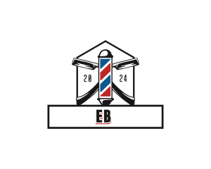 Barber Razor Grooming Logo