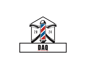 Barber Razor Grooming Logo