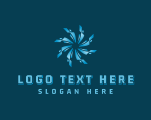 Algorithm - AI Digital Technology logo design