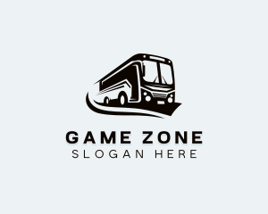 Tour Guide - Bus Transport Vehicle logo design