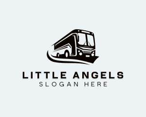 Road Trip - Bus Transport Vehicle logo design