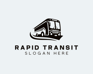 Bus - Bus Transport Vehicle logo design