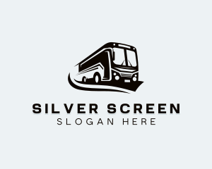 Liner - Bus Transport Vehicle logo design