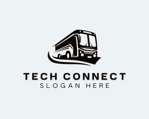 Liner - Bus Transport Vehicle logo design
