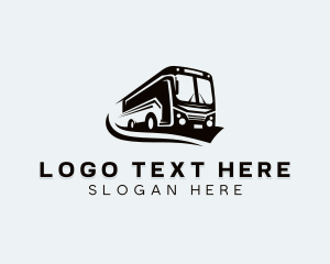 Bus Transport Vehicle Logo