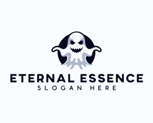 Scary Ghost Creepy logo design