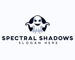 Scary Ghost Creepy logo design