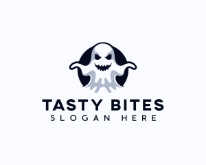 Spooky - Scary Ghost Creepy logo design