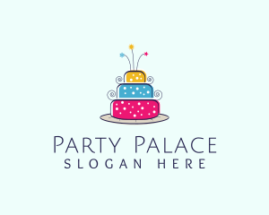 Birthday - Fancy Birthday Cake logo design