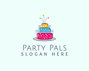 Birthday - Fancy Birthday Cake logo design