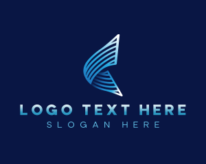 Abstract - Modern Business Letter C logo design