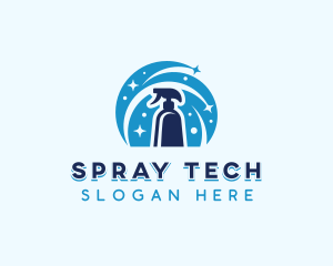 Sprayer - Cleaning Sprayer Disinfection logo design