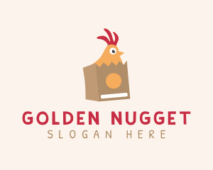 Rooster Chicken Delivery logo design