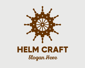 Gear Sailing Helm logo design