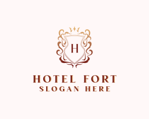 Regal Shield Hotel logo design