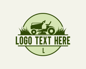 Lawn - Gardening Lawn Mower logo design