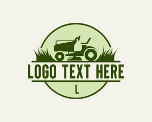 Gardening Lawn Mower  Logo