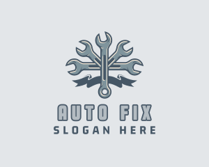 Mechanic - Mechanic Hardware Wrench logo design