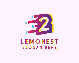 Digital Agency - Speedy Number 2 Motion Business logo design