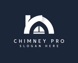 Chimney - Modern House Chimney logo design
