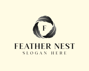 Feather - Feather Writer Author logo design