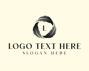 Blog - Feather Writer Author logo design