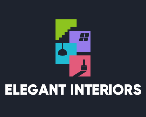 Interior - Apartment House Interior logo design