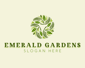 Organic Botanical Wellness logo design