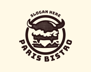 Monster Burger Hamburger logo design