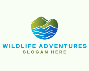 Mountain Camping Trip logo design