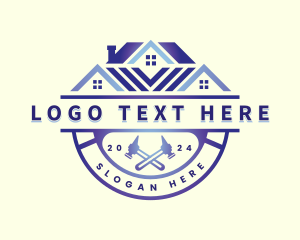 Attic - Hammer Construction Repair logo design