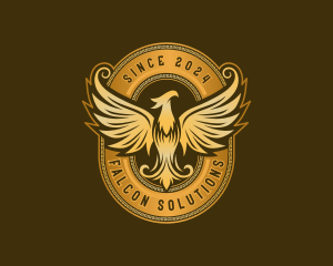 Greek Phoenix Bird logo design