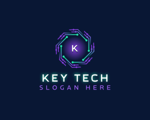 Cyber Technology Digital logo design