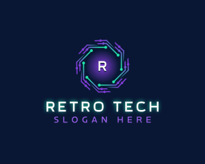 Cyber Technology Digital logo design