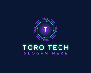 Cyber Technology Digital logo design