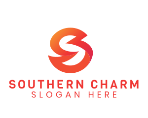 Modern Gradient Letter S logo design