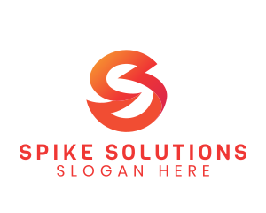 Modern Gradient Letter S logo design