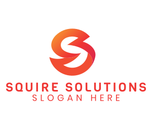 Modern Gradient Letter S logo design