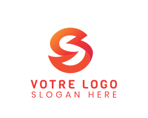 Customer Service - Modern Gradient Letter S logo design