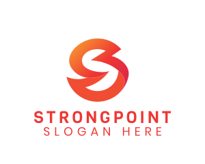 Modern Gradient Letter S logo design