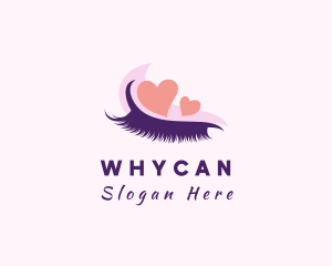 Beautiful Heart Eyelash Logo