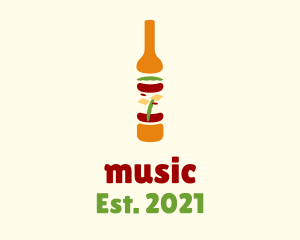 Sommelier - Gourmet Food Wine Bistro logo design