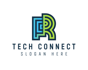 Technology Letter R  Logo