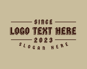 Western - Gothic Startup Brand logo design